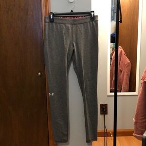 Grey Cotton Under Armour Leggings